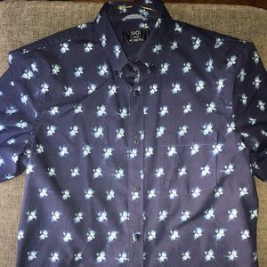 Mens button up short sleeve